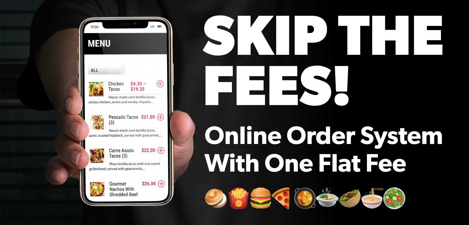 Online Ordering Without Giving Up a Huge Cut of Your Profits